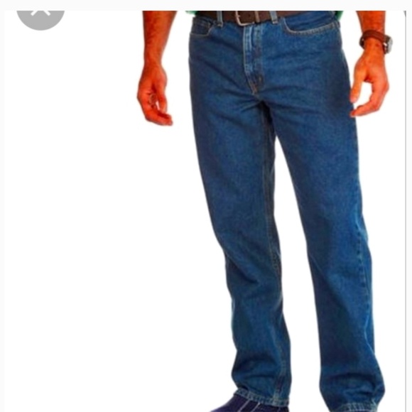 Faded Glory Men's relax fitted Dark Wash Jeans Size 44 x 32 style 116371 - Picture 1 of 7